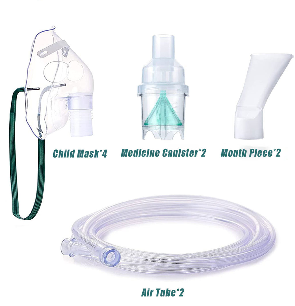 4 Packs Nebulizer Mask Replacement Kit - Kid Size