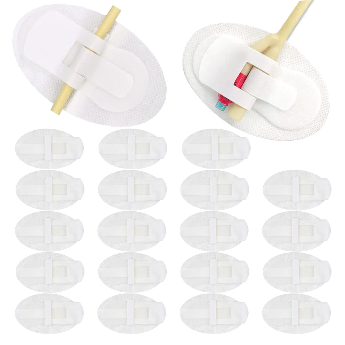 `10 Pcs Catheter Tube Holder, G Tube Accessories, Urinary Leg Bag Legband Stabilizer`