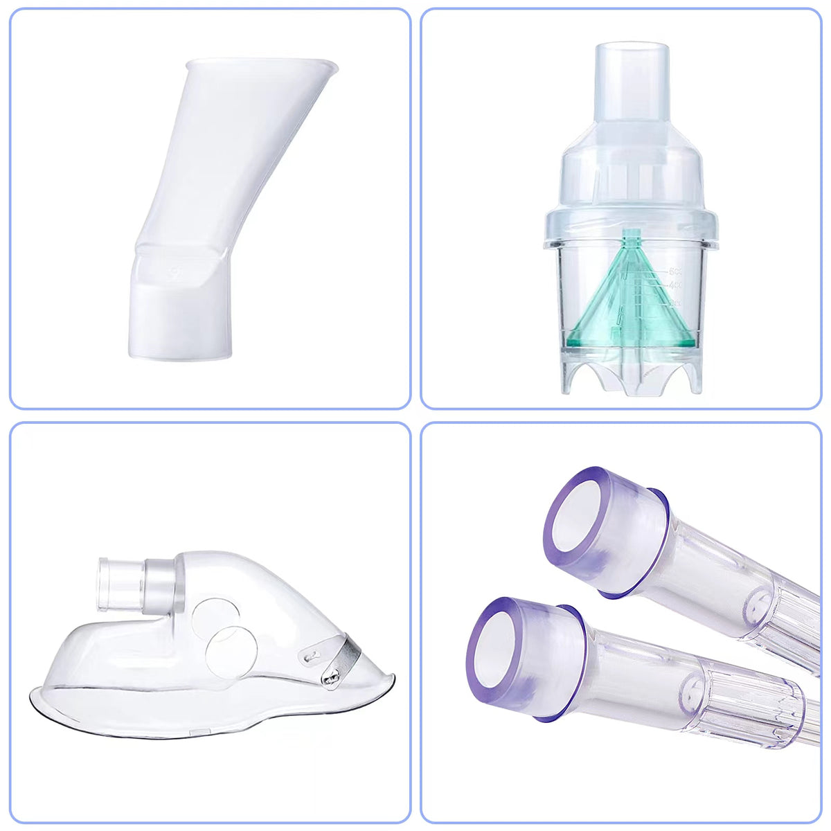 4 Packs Nebulizer Mask Replacement Kit - Adult Size