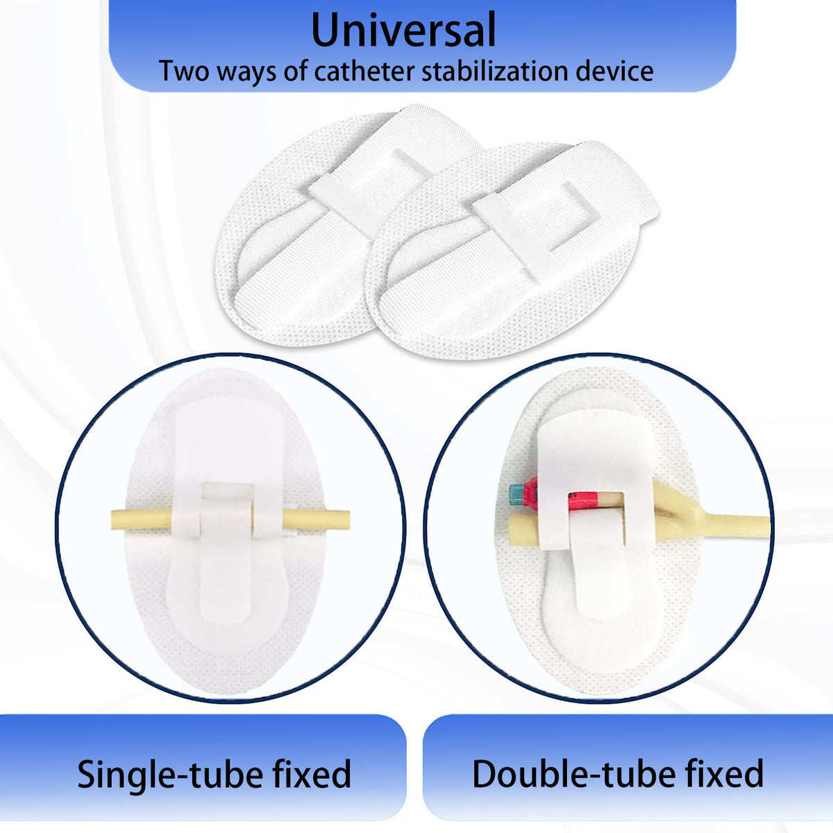 `10 Pcs Catheter Tube Holder, G Tube Accessories, Urinary Leg Bag Legband Stabilizer`